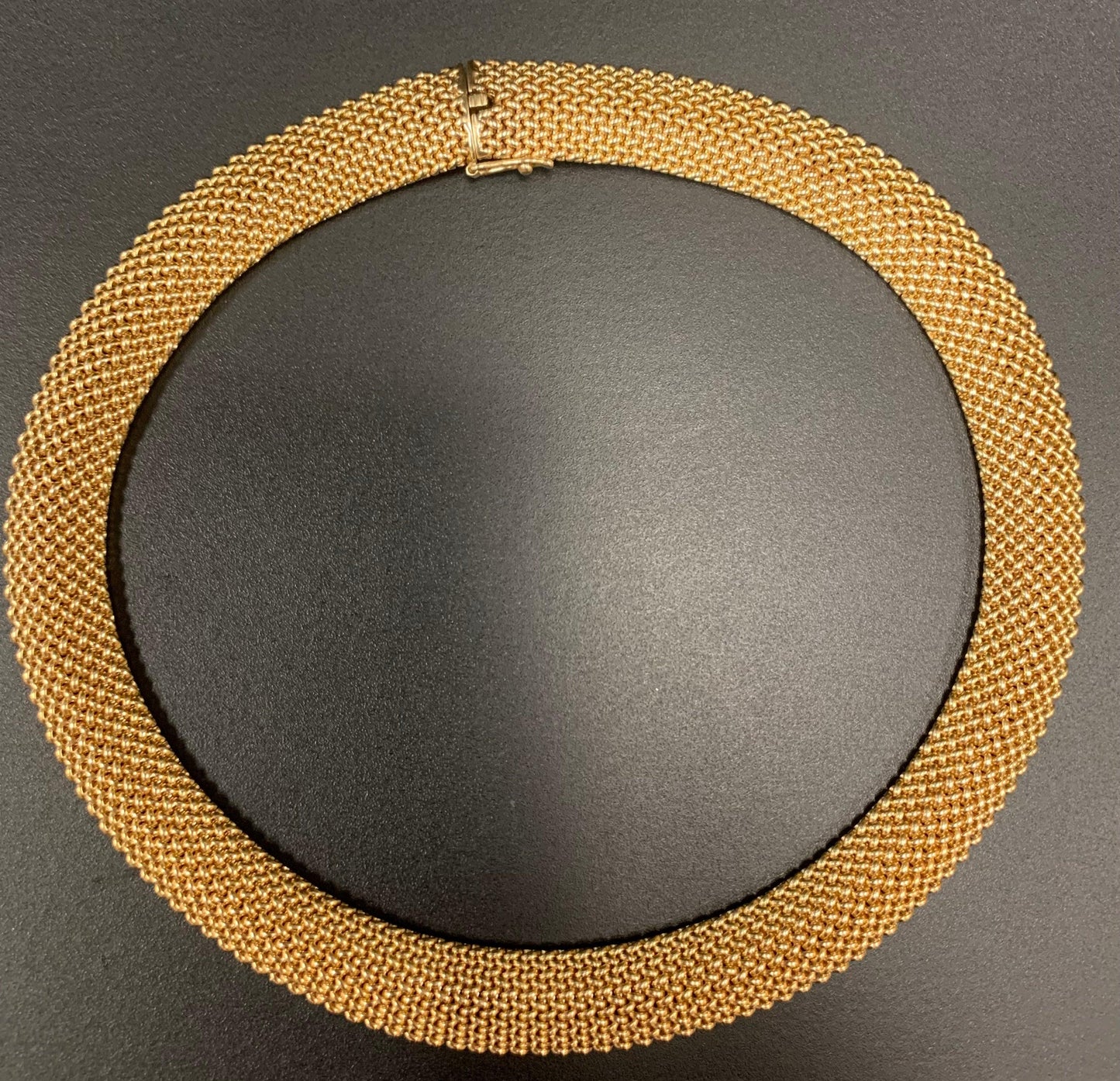 14K Mesh Choker Necklace
