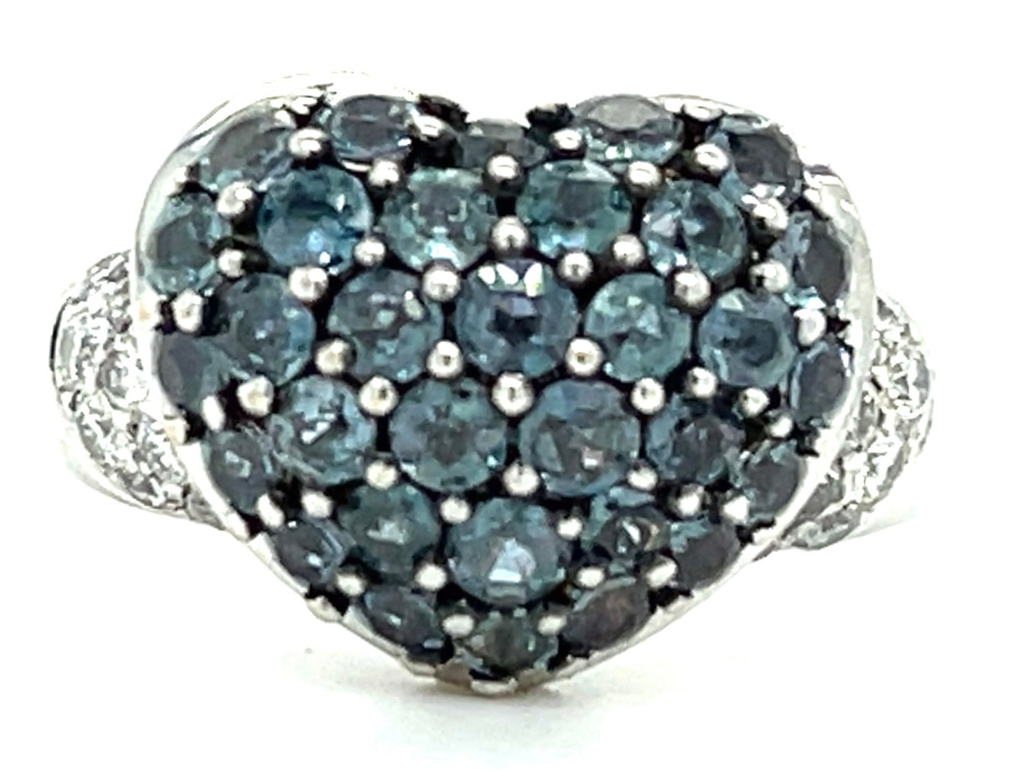 1.62ct Alexandrite & 0.34ctw Diamond 18KW 9.10gr Ring