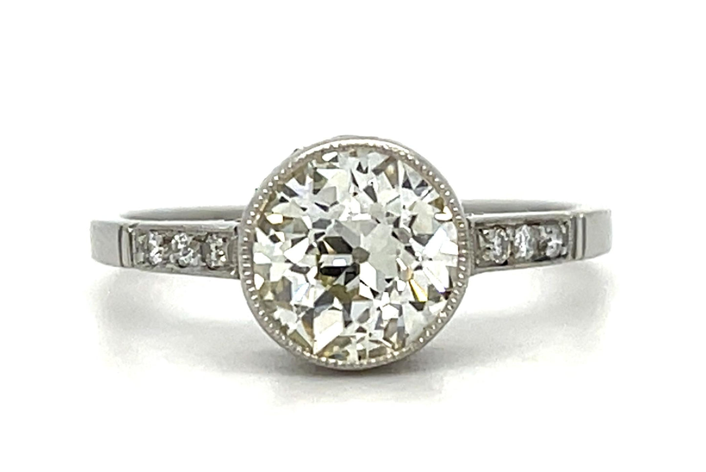 Original Art Deco .05ct Diamond Onyx 14KY Pendant (Antique 1920s) 2.60g 16"