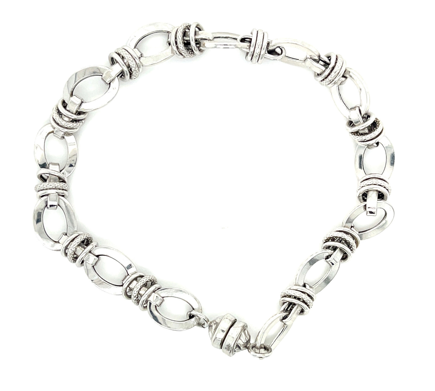 14KY 5.20gr Italian Bracelet Magnetic Clasp Length 7.50