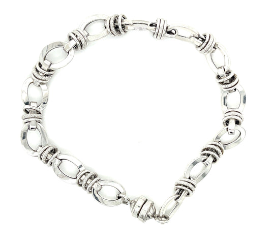 14KY 5.20gr Italian Bracelet Magnetic Clasp Length 7.50