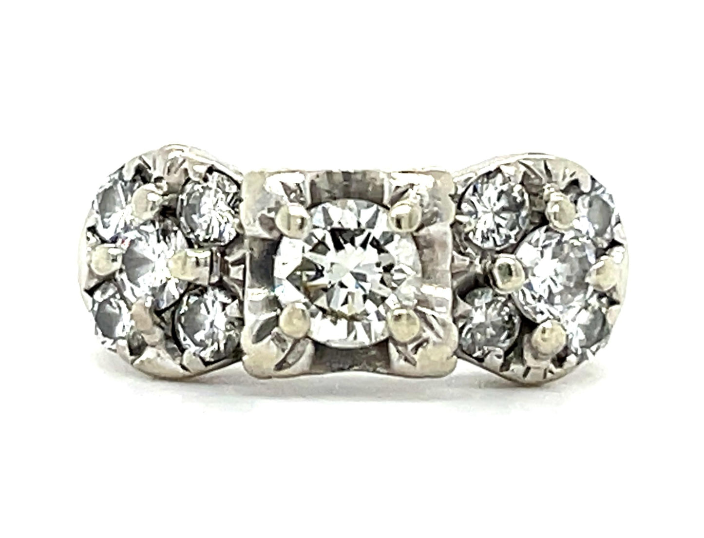 .40ct Center Diamond 10KW Ring (Vintage 1960s) .86ct SD