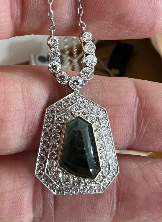 4.33ct GIA Russian Alexandrite Handmade Pendant