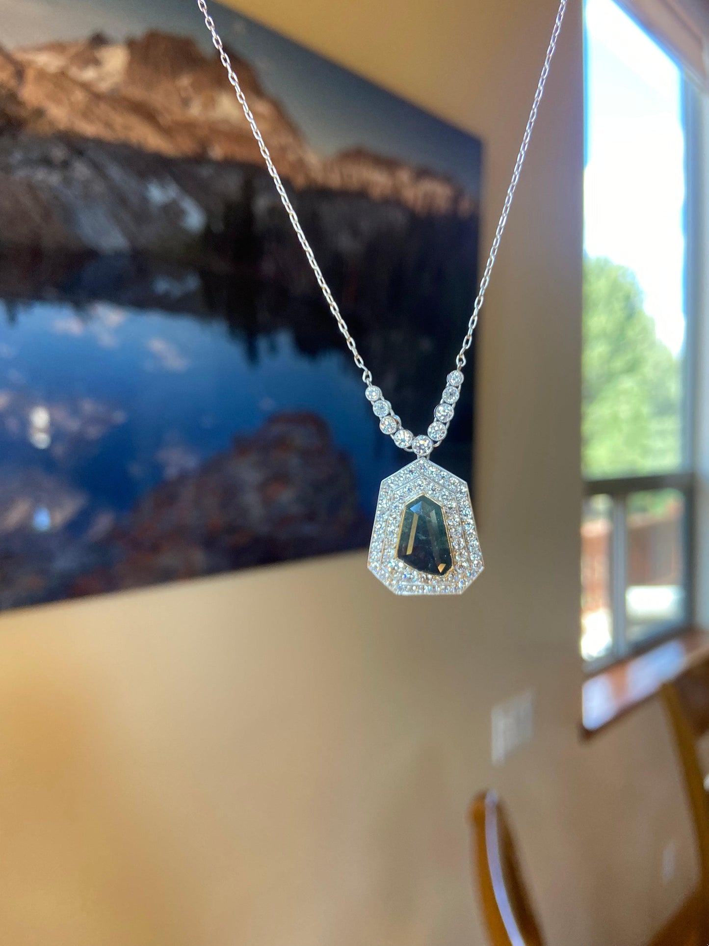 4.33ct GIA Russian Alexandrite Handmade Pendant