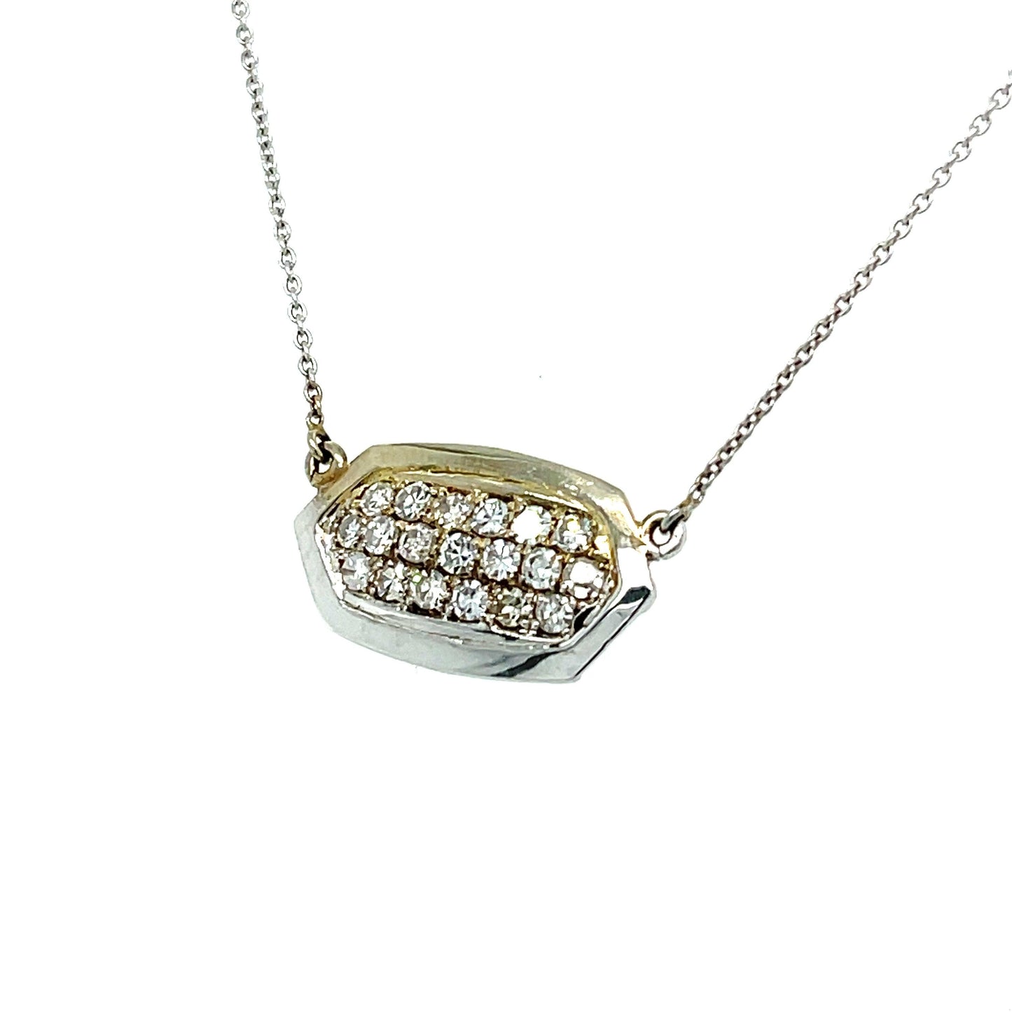 .57ct Diamond 18KW+14KW Estate Pendant