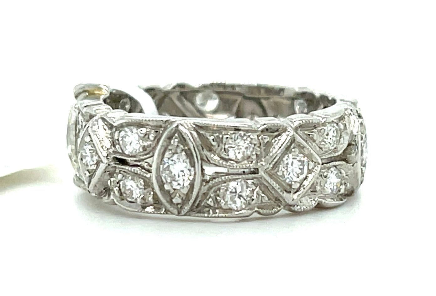 .40ct Diamond 0.90ctw Band Vintage 1940