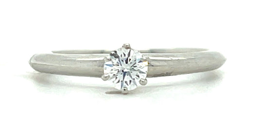 Tiffany & Co .23ct Dia Ring (Vintage 1980s) 6 Size