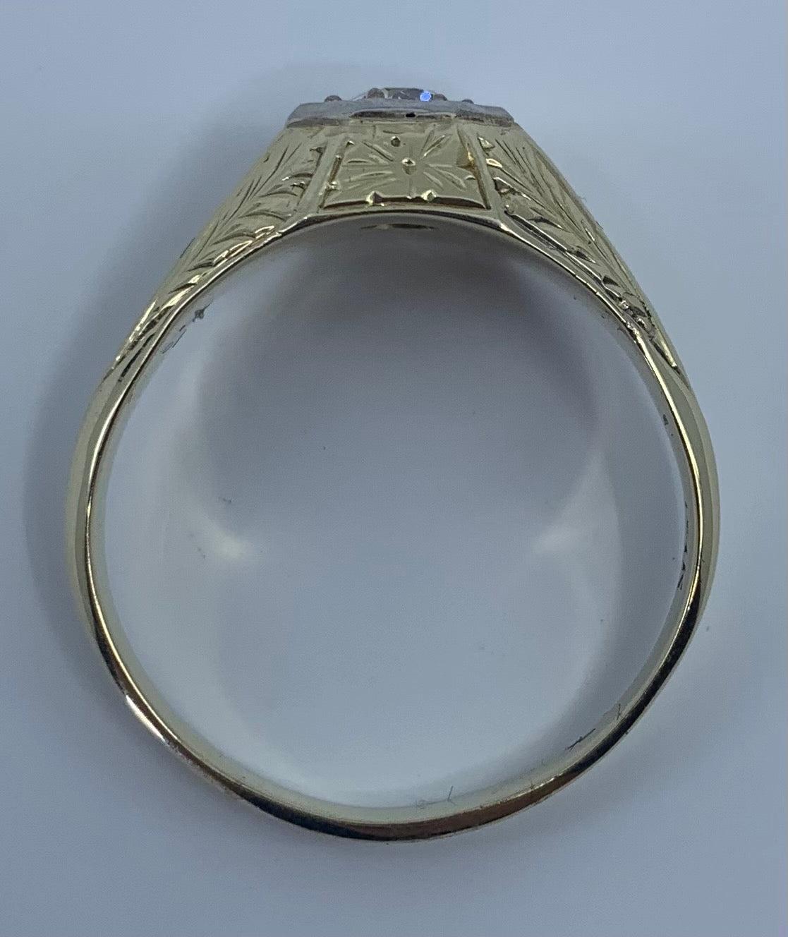 Art Deco Men's Diamond Ring