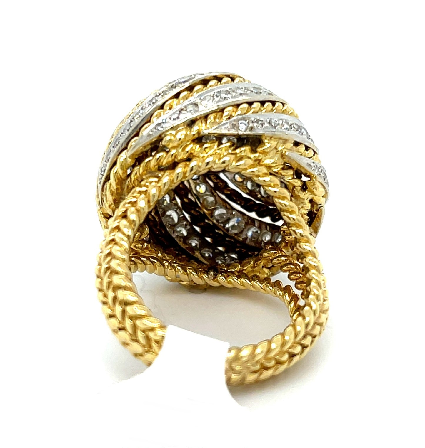 2.27ct Diamond Ring 18KY (Vintage Circa 1960s)