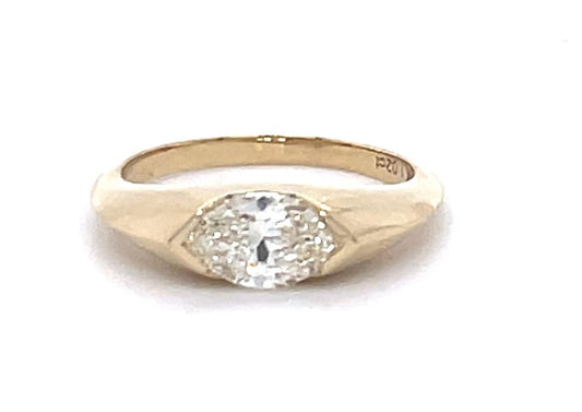 1.08ct G VS (No Cert) Marquise Dia 14KY Ring 4g