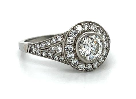 .60ct Center Diamond Platinum Ring