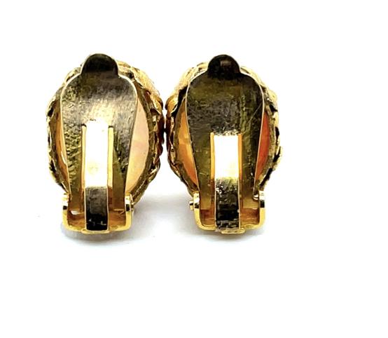 6.5ct Mexican Jelly Fire Opal 14KY Custom Handmade Earrings