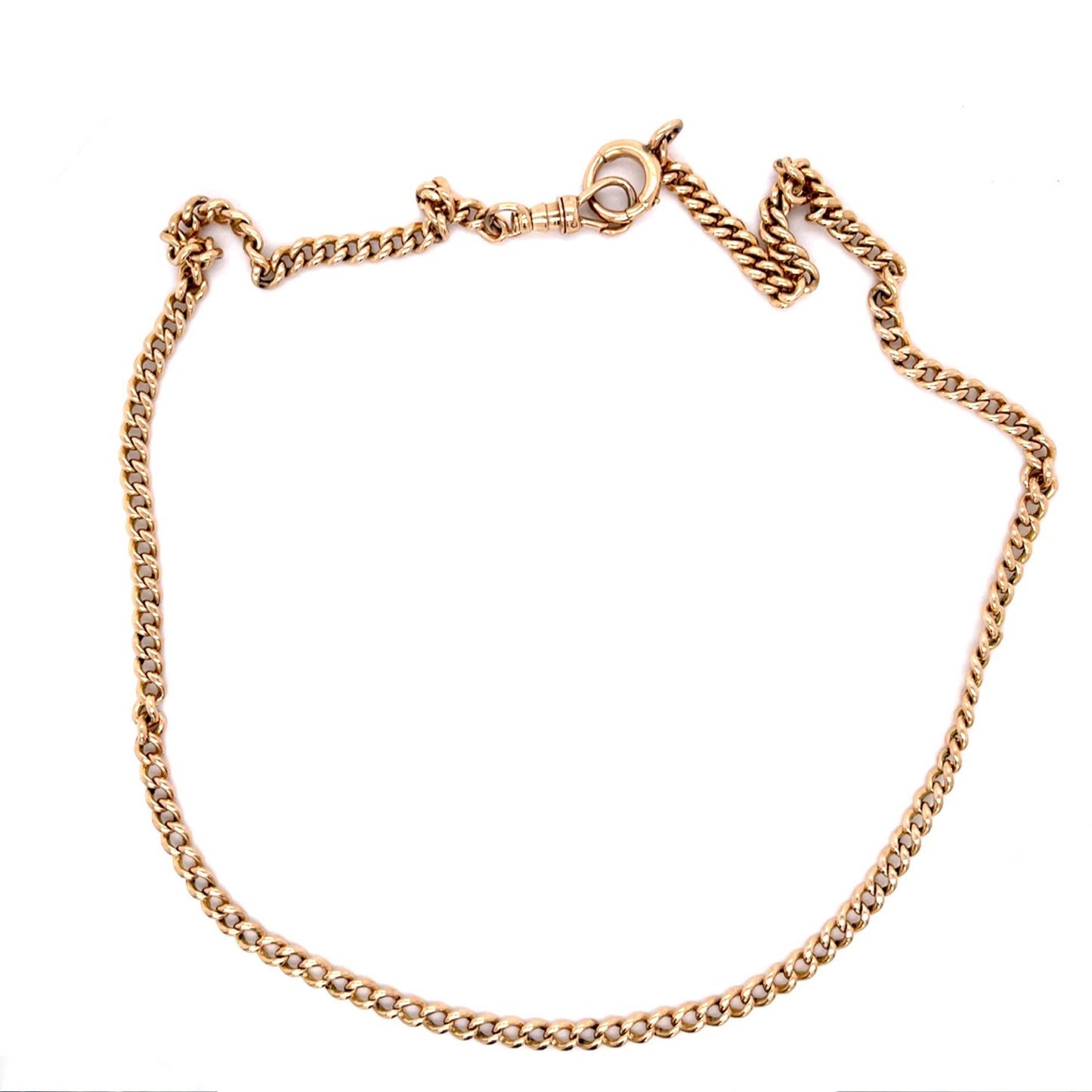 Victorian 10K Necklace (Antique 1890s) 22g 18"