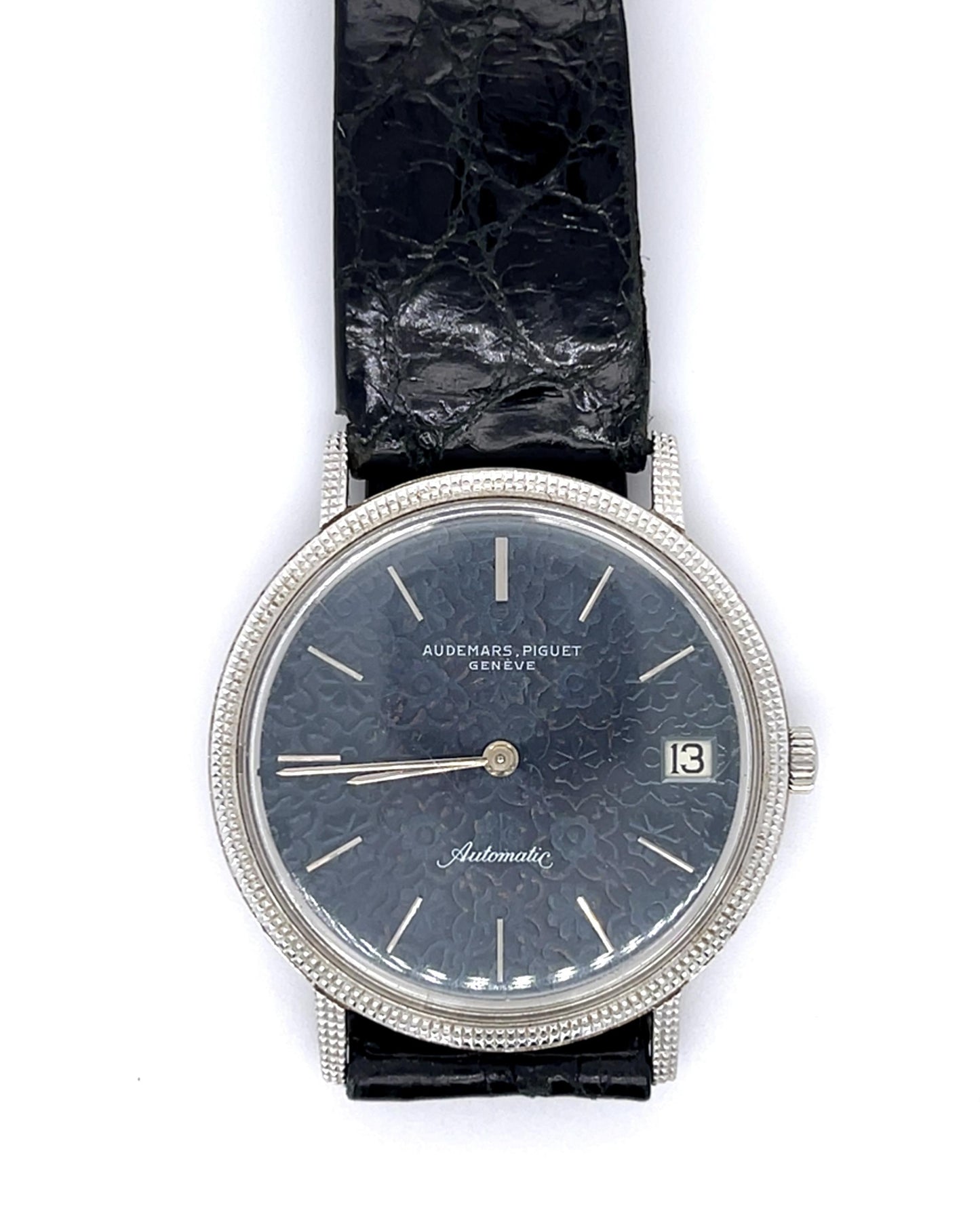 Original Audemars Piguet Waterproof Automatic 18KWhite Gold Watch Serial # 63919