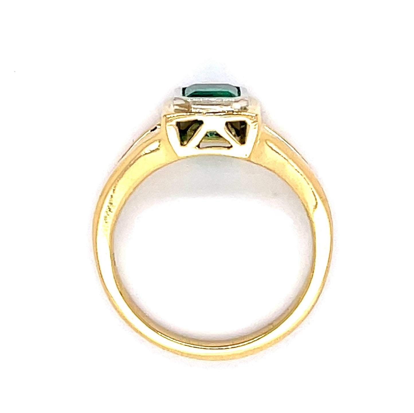 .86ct Colombian Emerald (No Cert) 18KY Ring