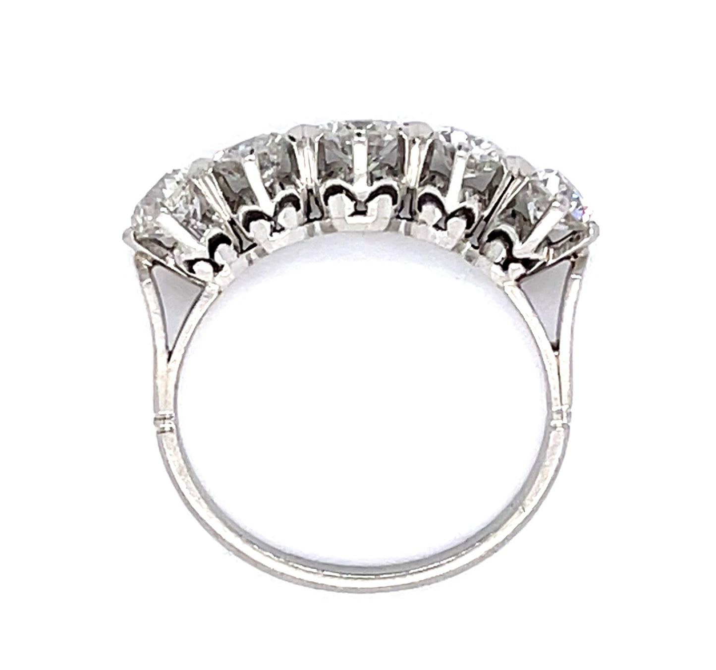Art Deco 1.25ct Diamonds Platinum Handmade Ring (Vintage 1930s) 4.71g 6 Size
