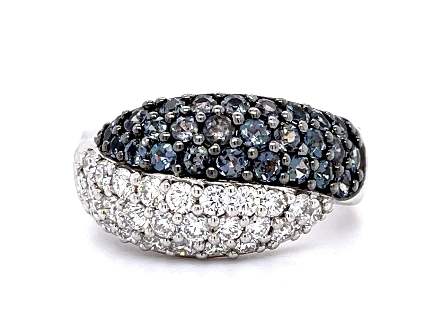 1.26ct Brazilian Alexandrite 1.08ct Diamond 18KW Ring