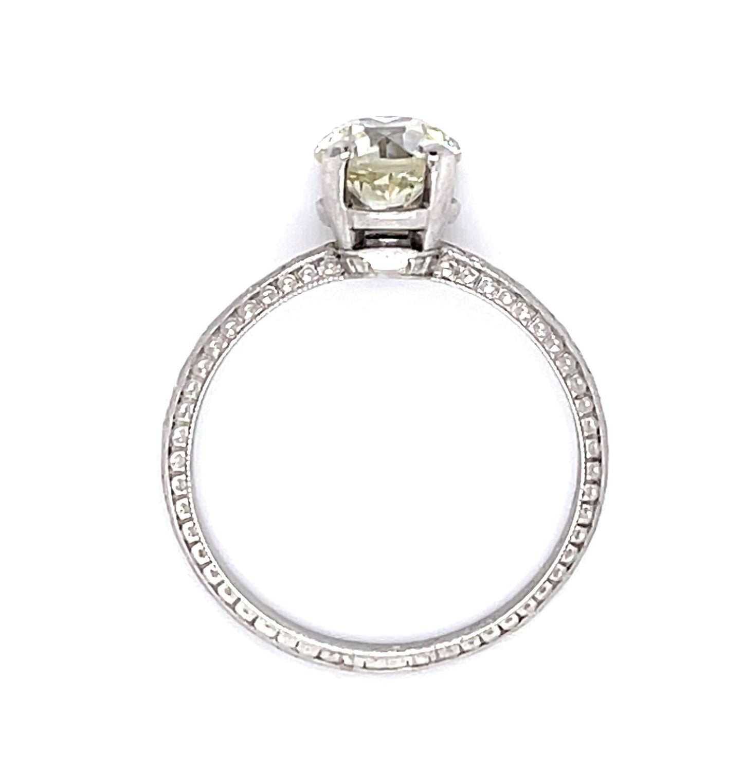 Tiffany & Co Original Art Deco 1.26ct I-J VS Euro Diamond (No Cert) PT Ring