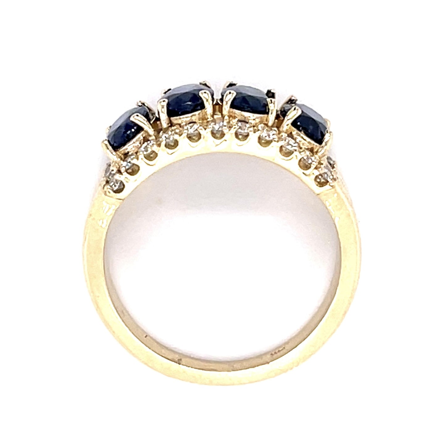2.40ct Oval Sapphire 14KY Ring