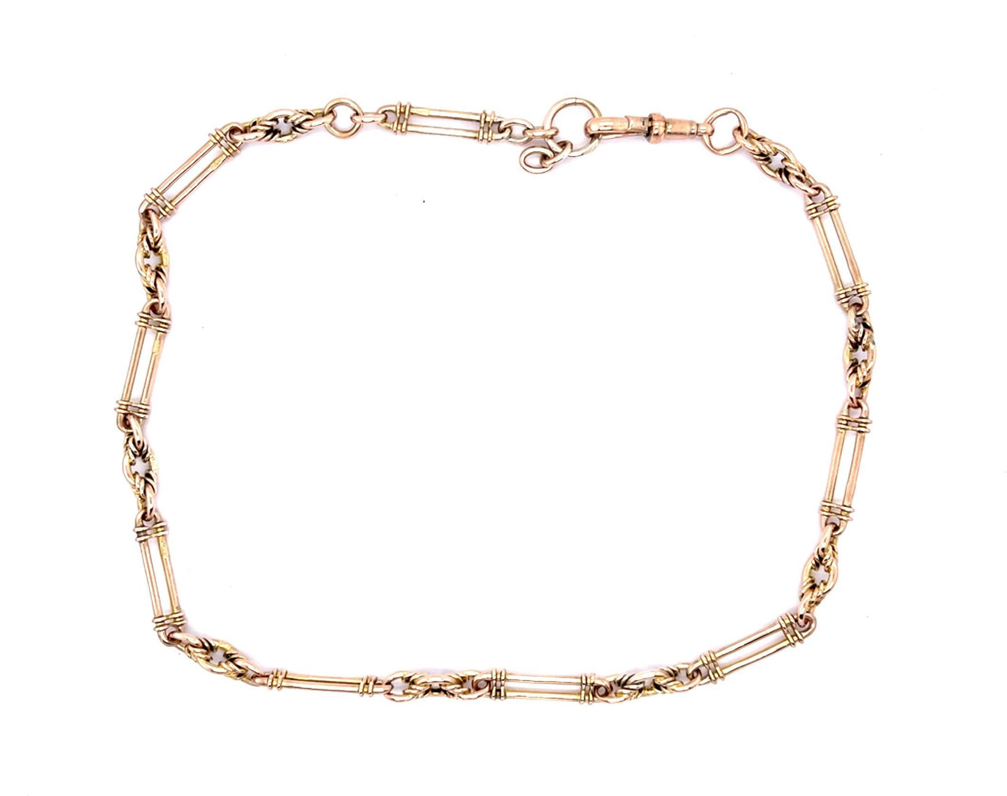 Original Victorian 9KY Handmade Necklace (Antique 1870s)