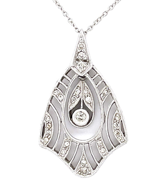.50ct Diamond 14KW Pendant