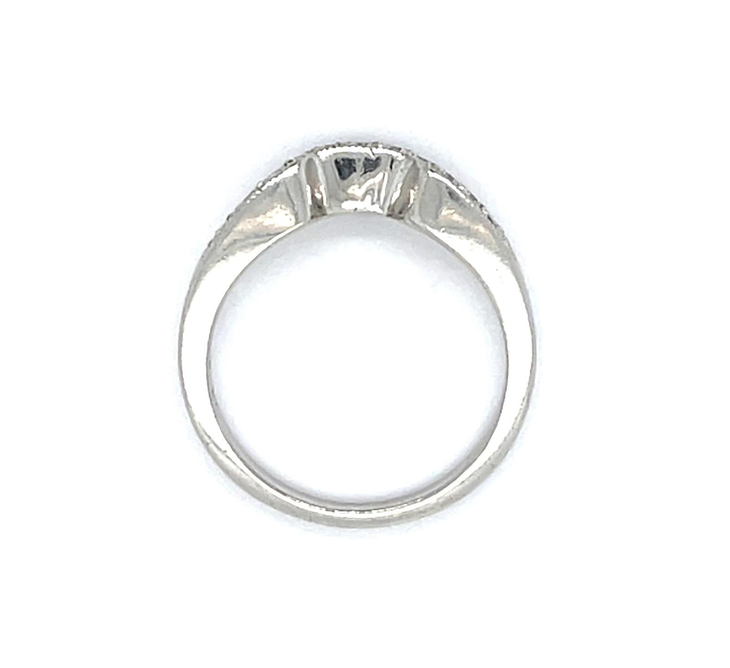.20ct Diamond Platinum Ring 5.36g 5 Size Signed Tacori