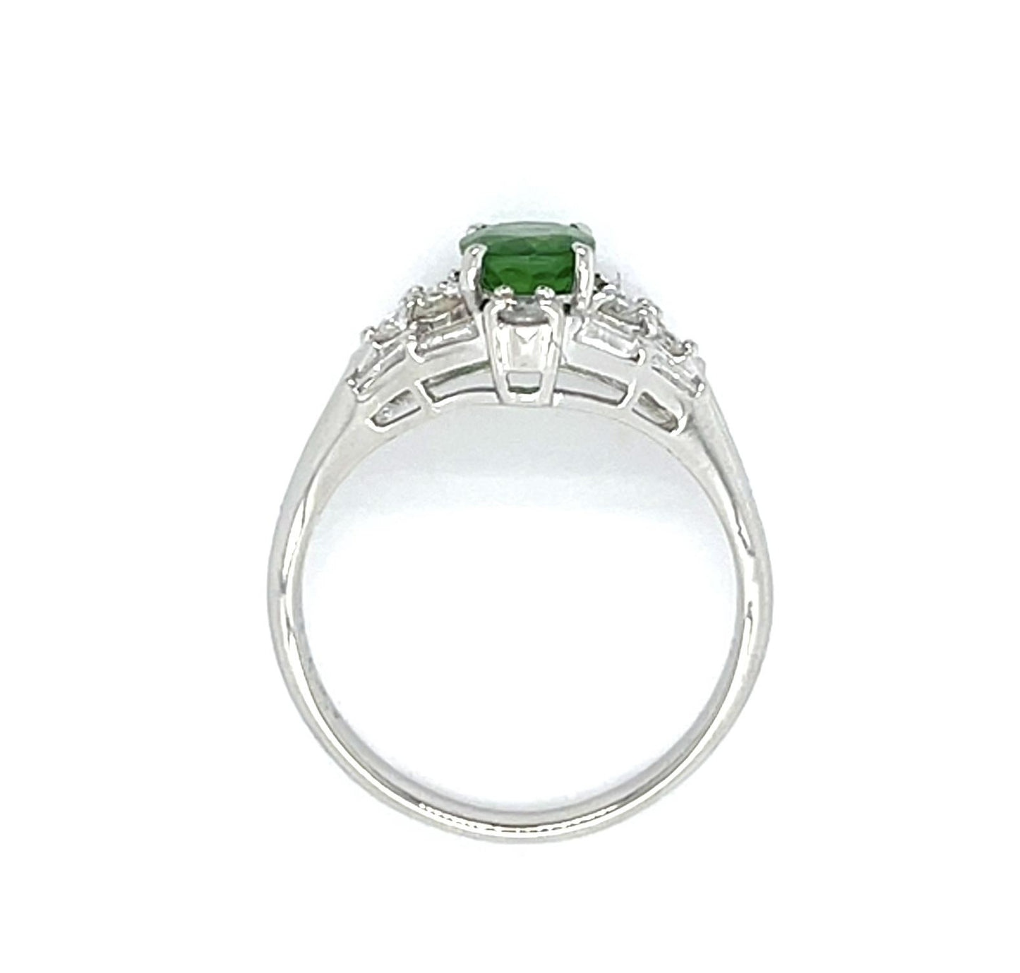 .97ct Tsavorite Garnet Platinum Ring