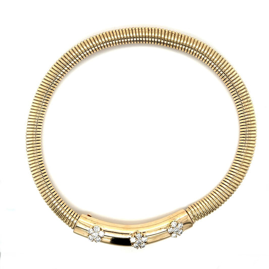 2.40ct Diamond 14KY Necklace (Vintage 1960s)