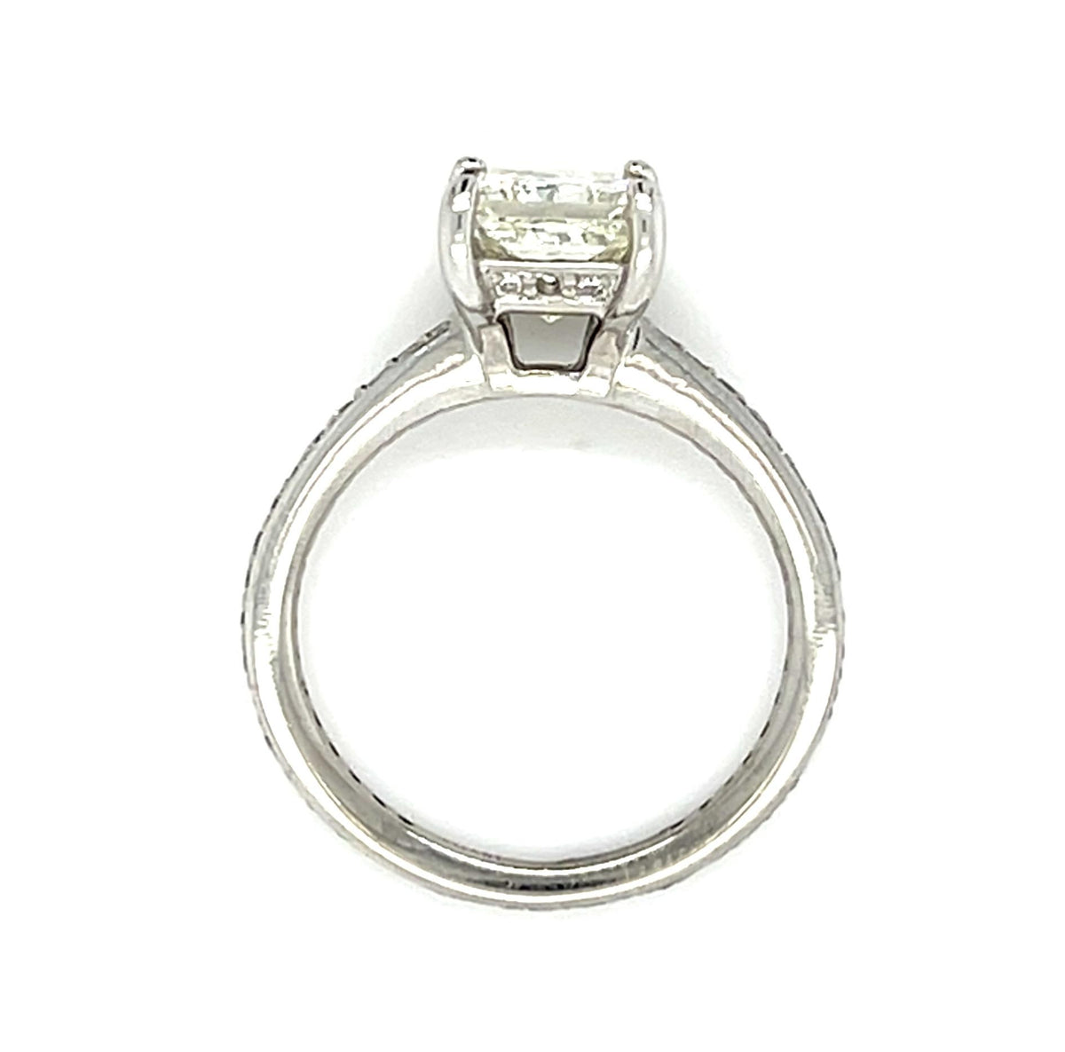 1.70ct Princess-cut Diamond 18KW Solitaire Ring