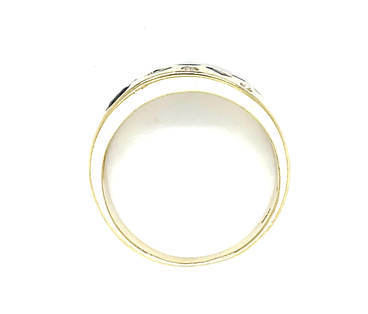 .90ct Multicolor Gemstone 14KY Ring