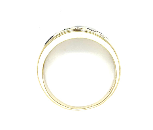 .90ct Multicolor Gemstone 14KY Ring