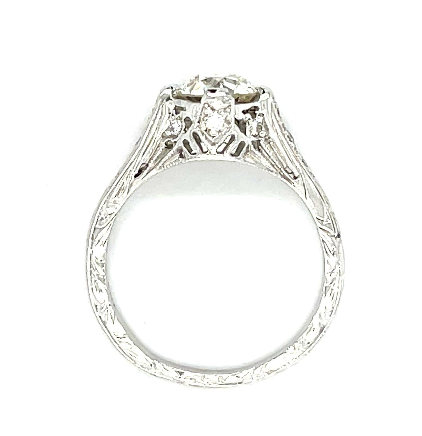 .99ct (K SI1) European Diamond Platinum Ring