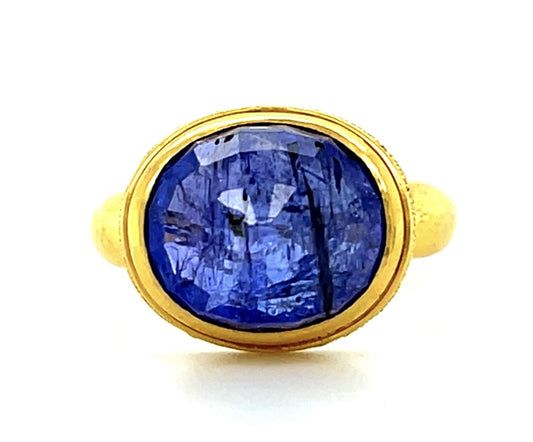 7ct Tanzanite 22KY Gold Ring