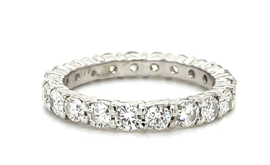 1.78ct Diamond Platinum Eternity Band Ring