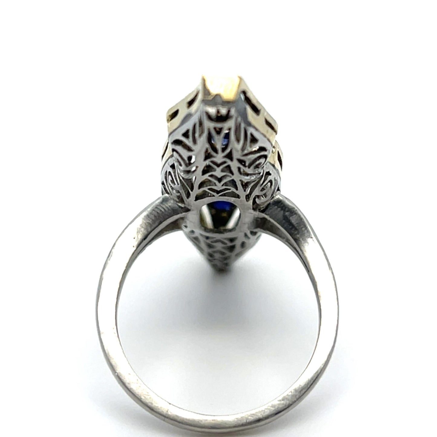 Edwardian PT + 14K .25ct Diamond ring (Circa 1910s)