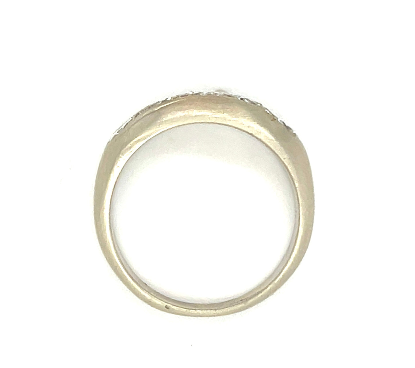 1.10ct Diamond 14KW Vintage Men's Band (Circa 1960s)
