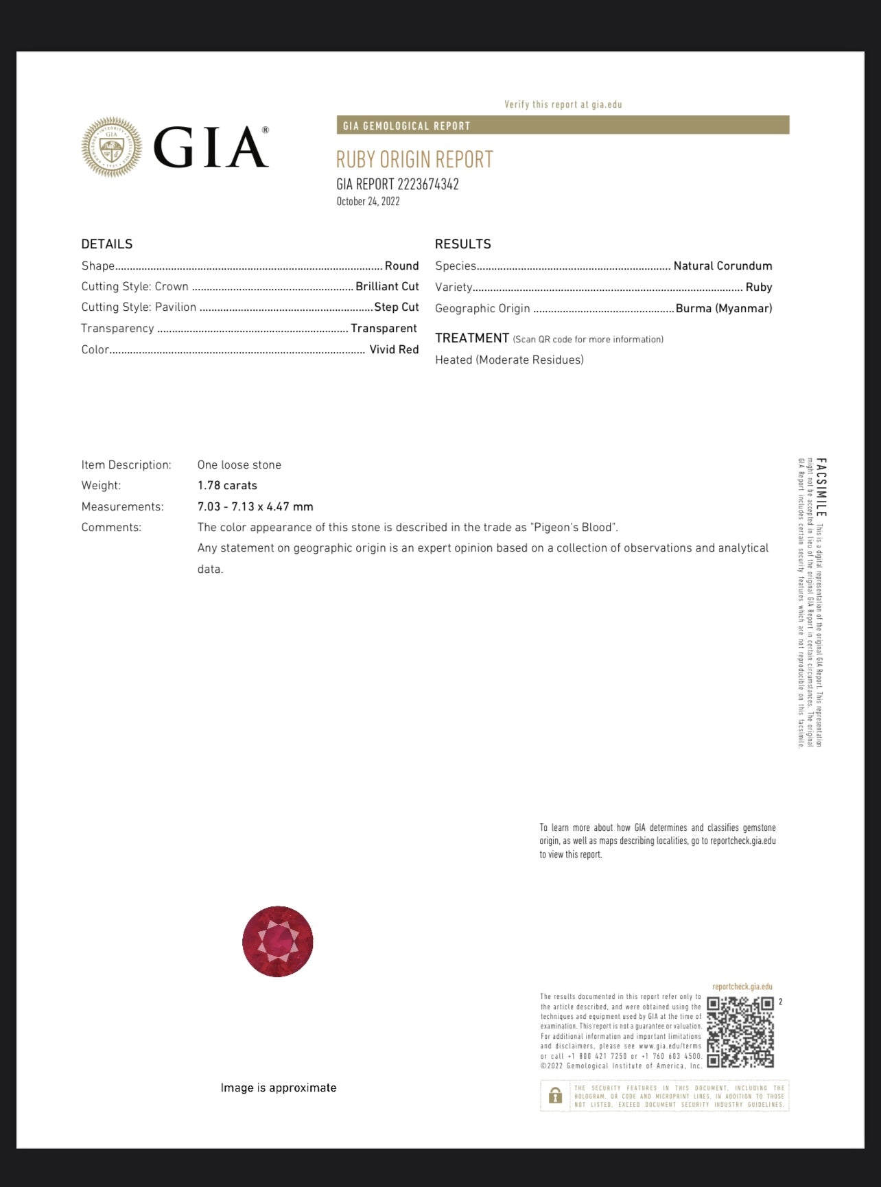 Victorian English 1.78ct GIA Burma Minor Heat Ruby .91ct GIA K SI2 Old European Cut Diamond .97ct GIA I SI1 Old European Cut Diamond 18KY Antique Ring (Circa 1900)