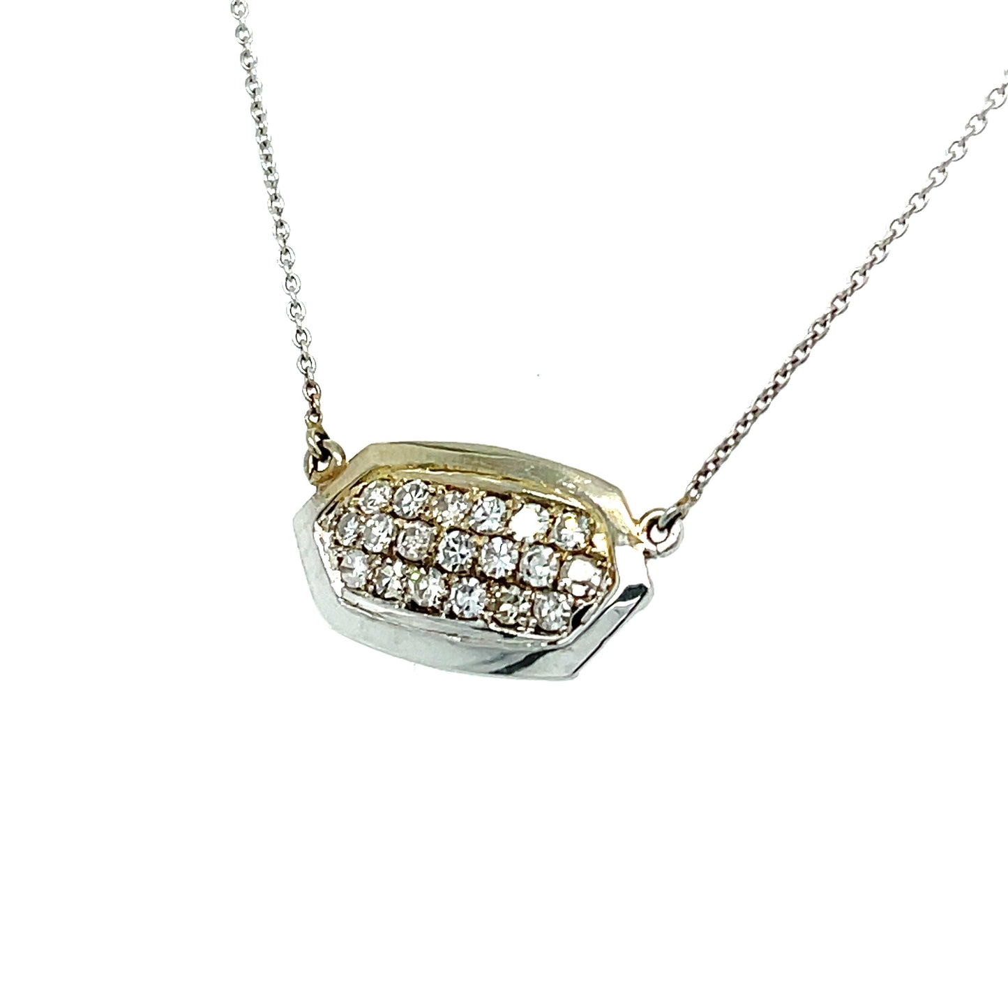 .57ct Diamond 18KW+14KW Estate Pendant