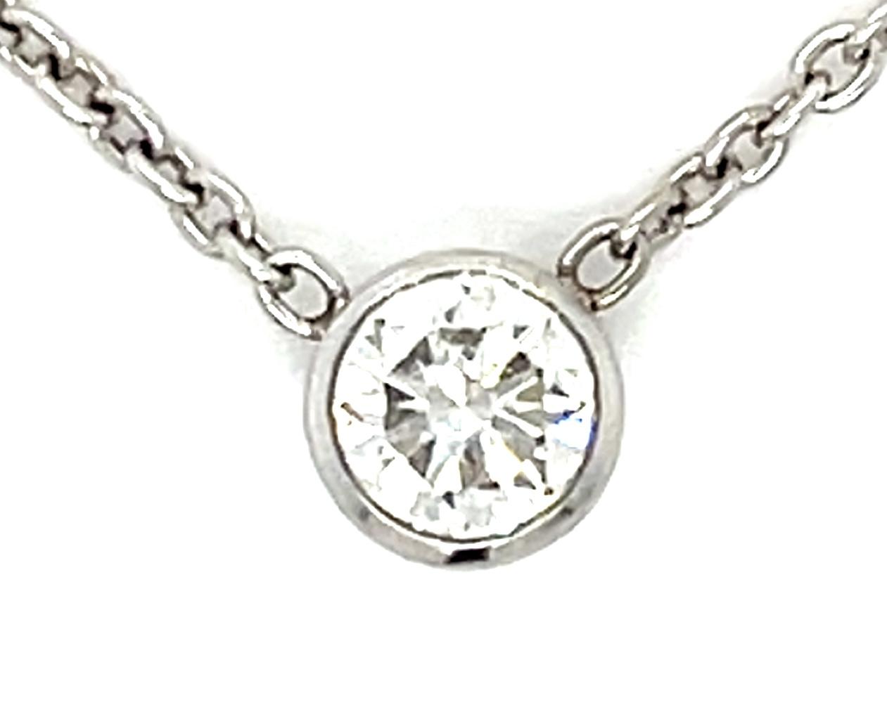 .50ct Diamond Platinum Pendant 4.70g 16" Length