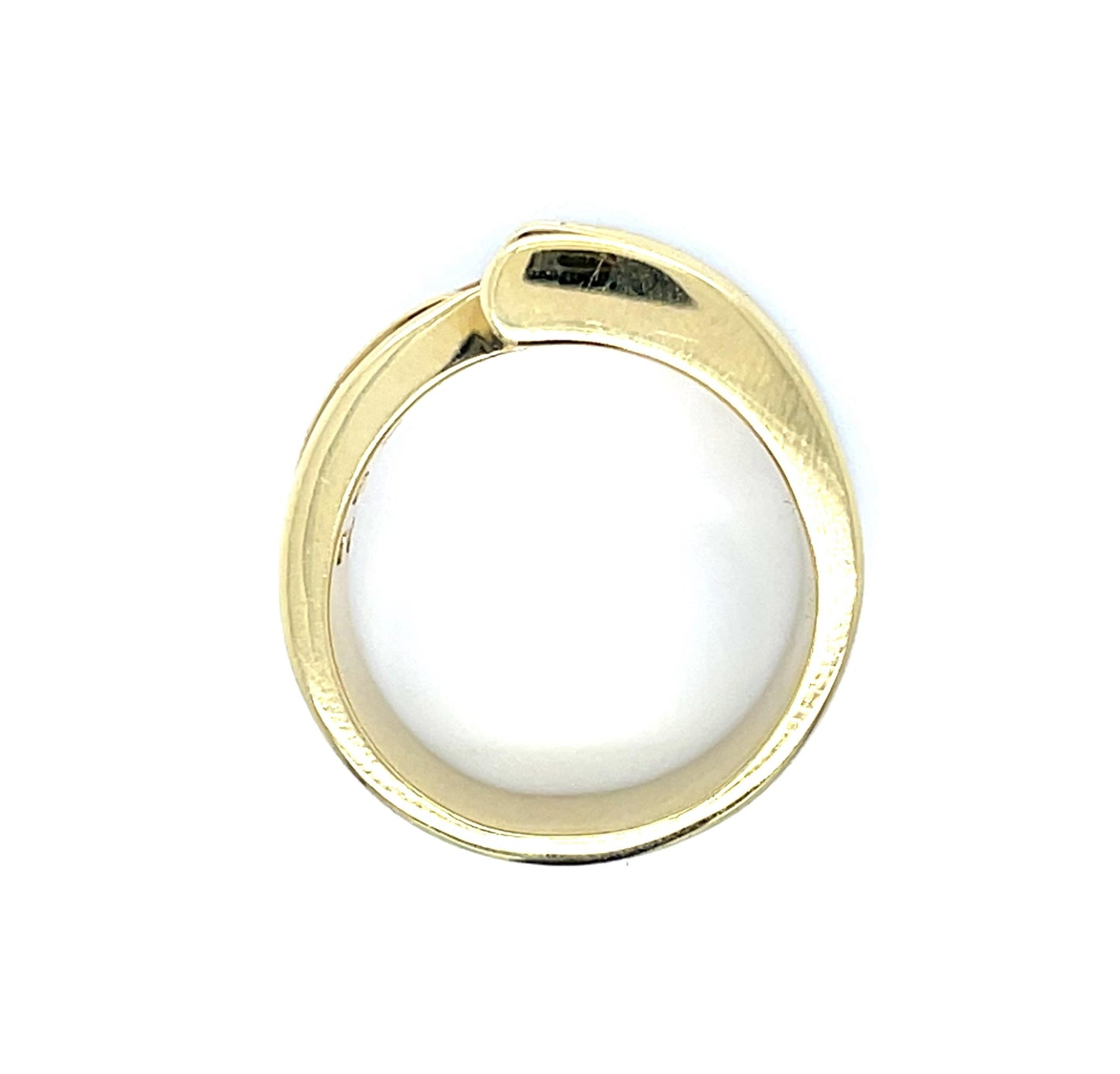 2.73ct Baguette Diamond 18KY Band (Estate 1970s) 17.50g 8.50 Size