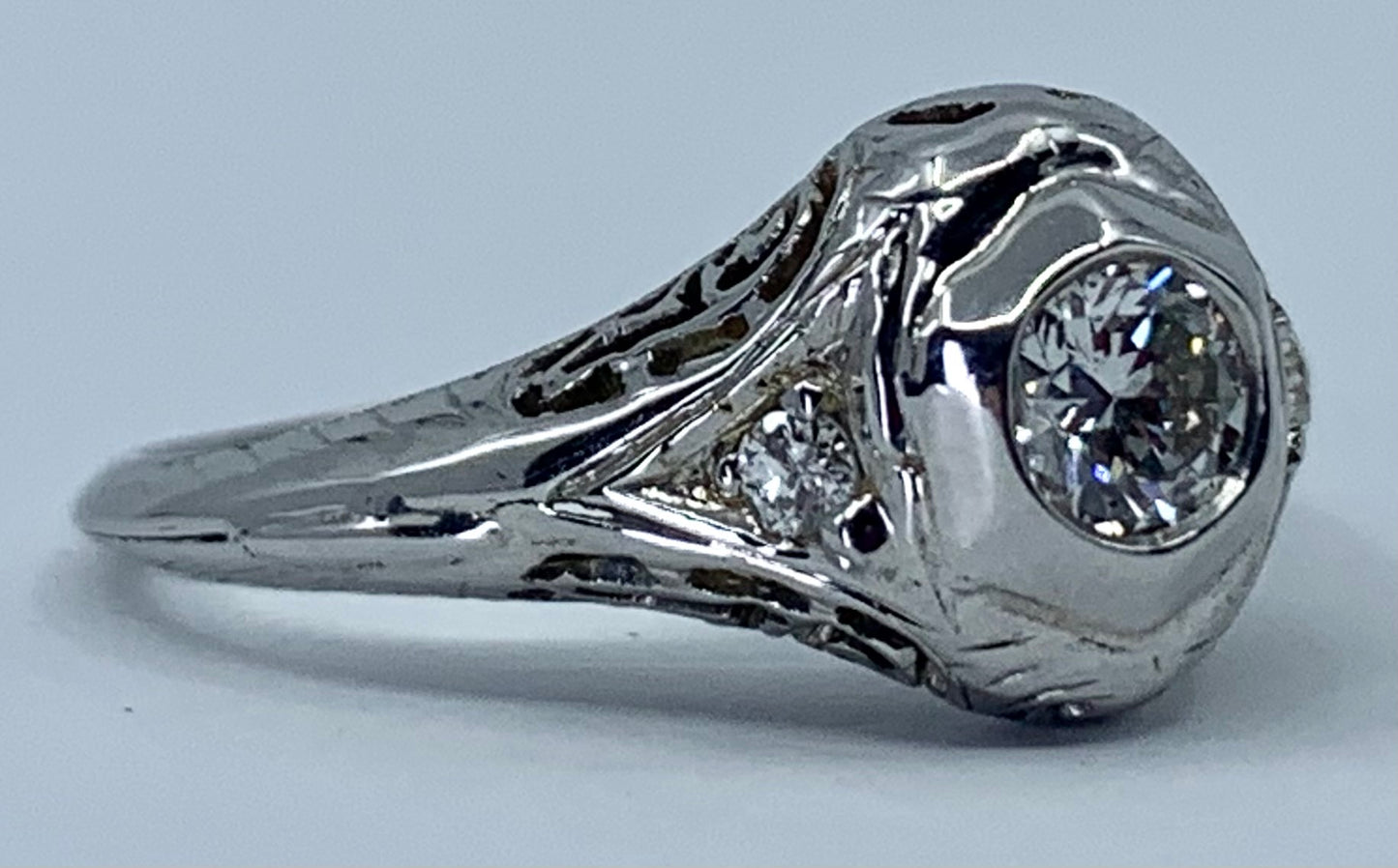 Art Deco Diamond .28ct Ring