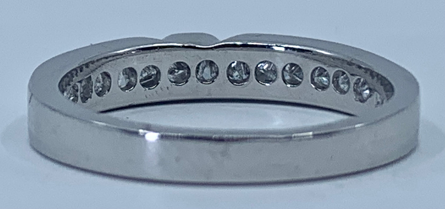 Platinum Princess-cut Diamond Band