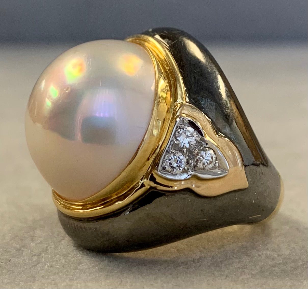 Mabe Pearl Ring