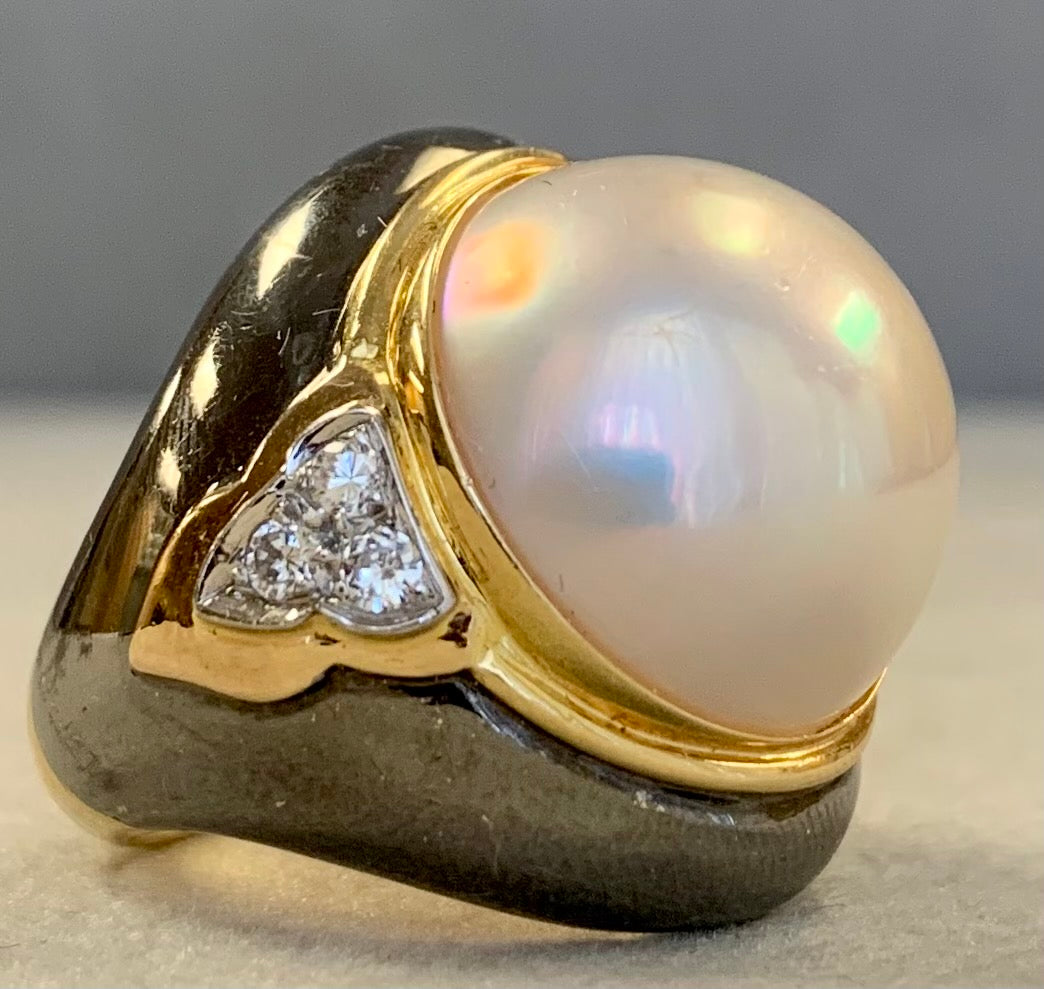 Mabe Pearl Ring