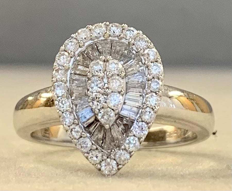 14K Diamond Ring