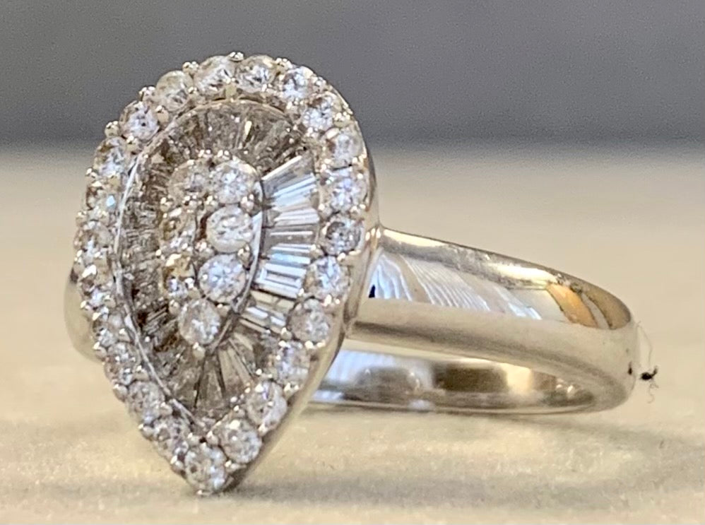 14K Diamond Ring