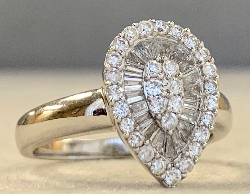 14K Diamond Ring