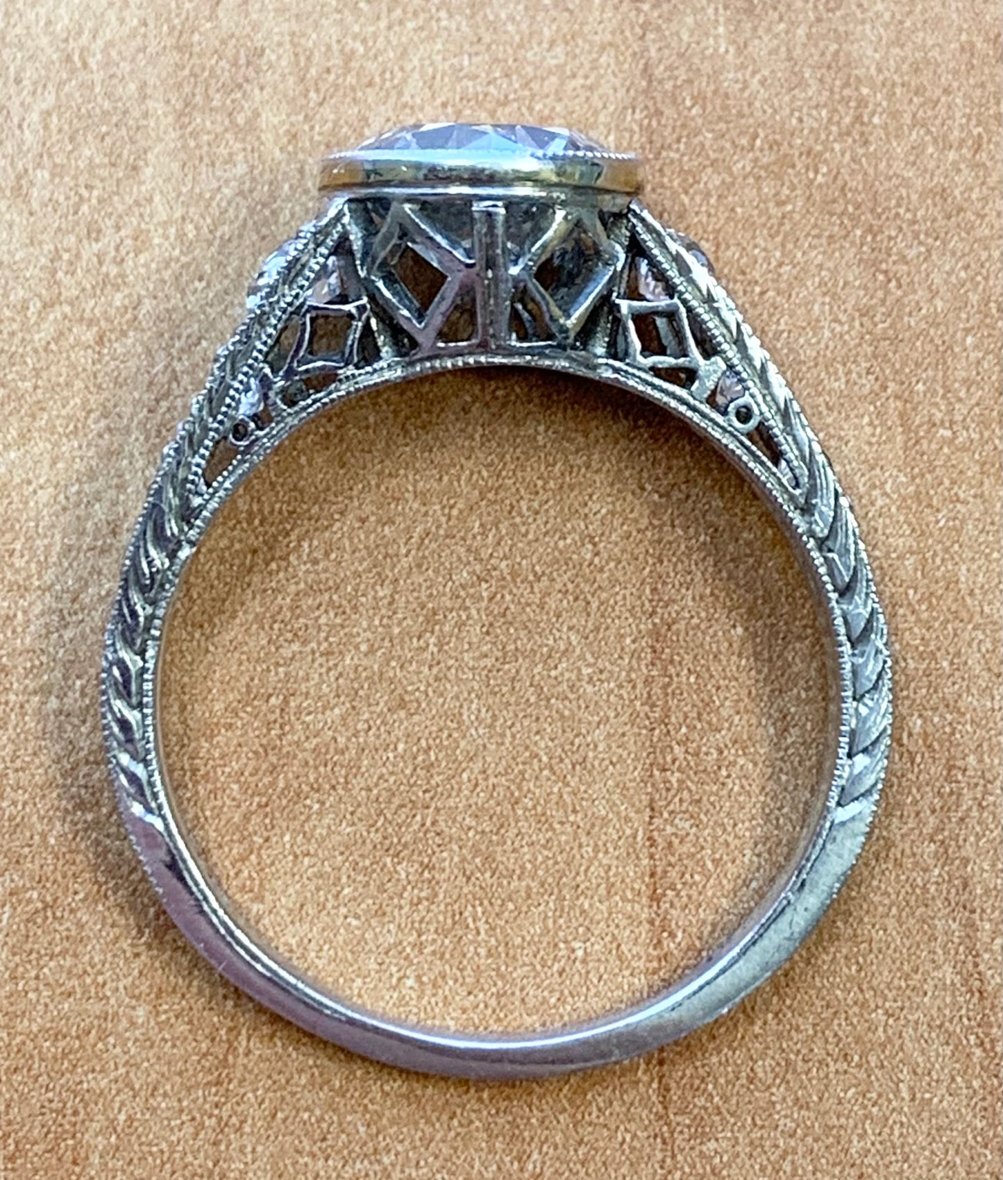 Art Deco Diamond 1.58ct Ring