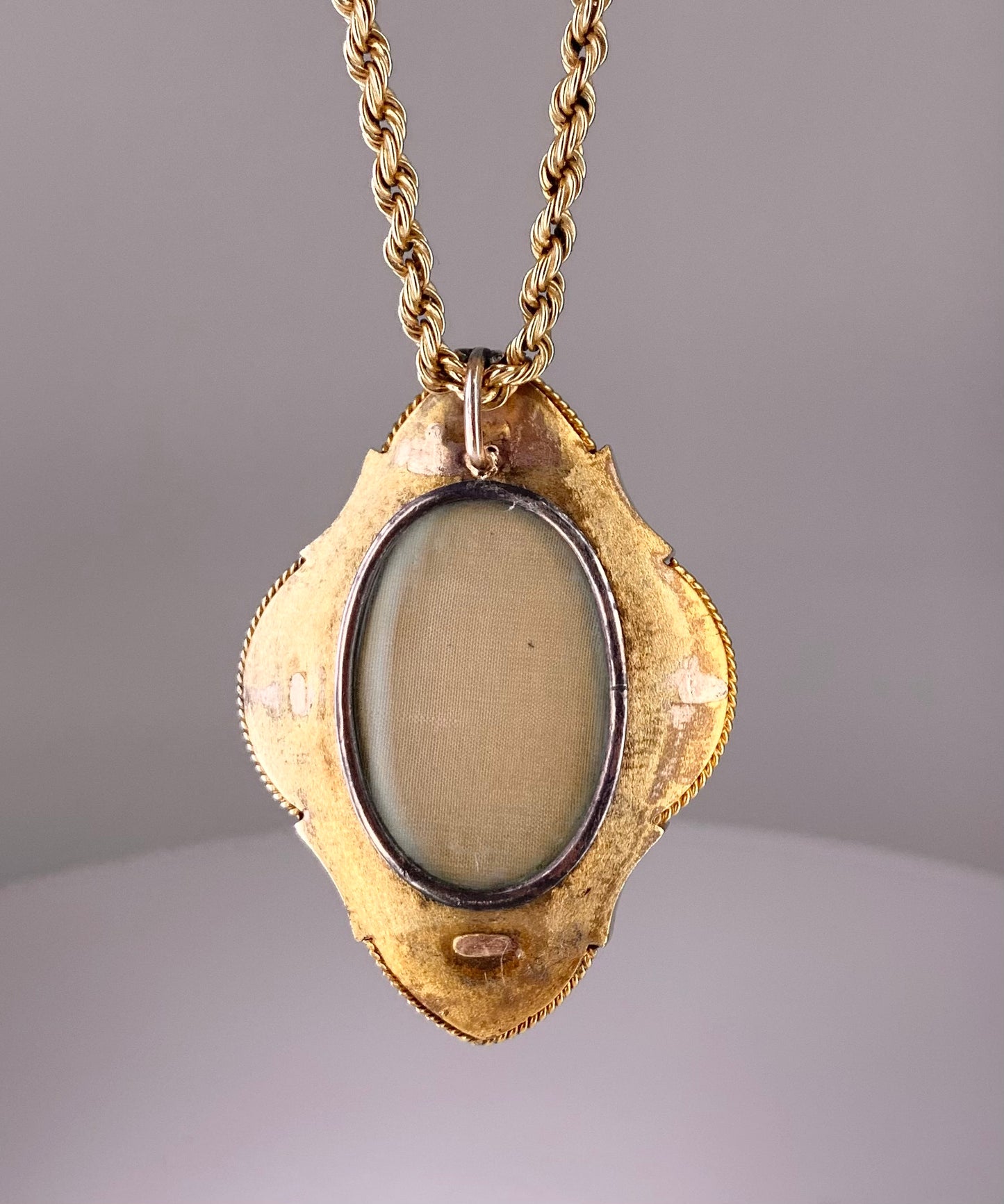 Victorian Carbuncle Almadine Garnet Pendant