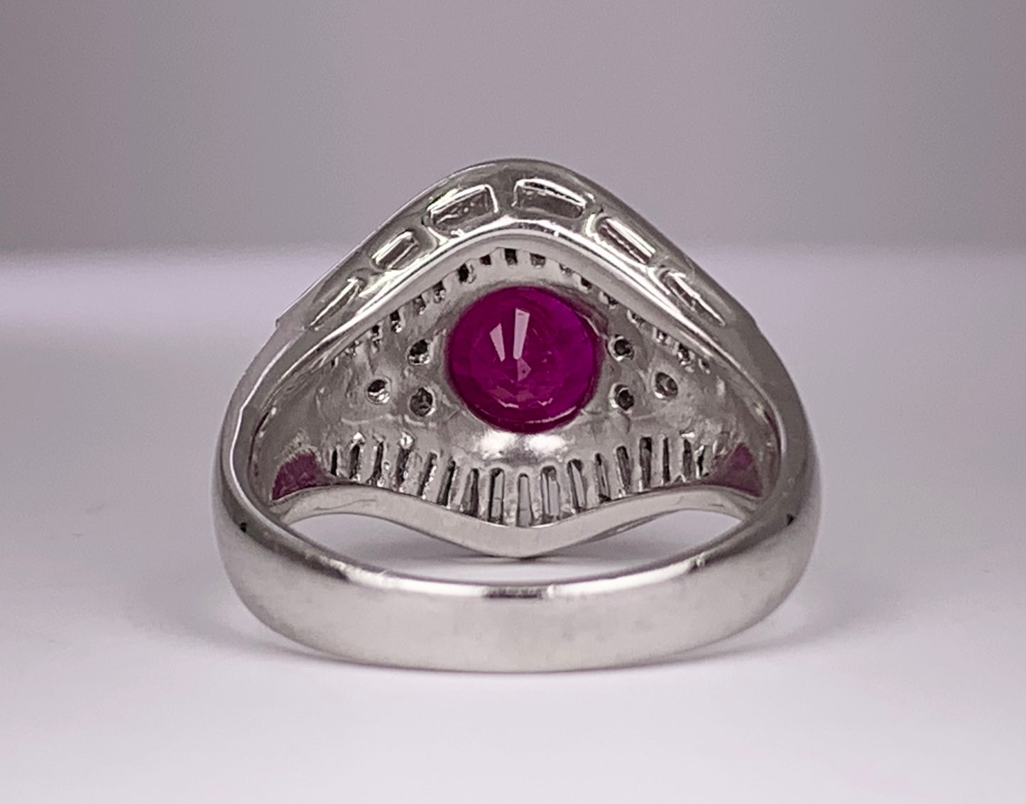 GIA Burma Ruby 2.36ct and Diamond Ring